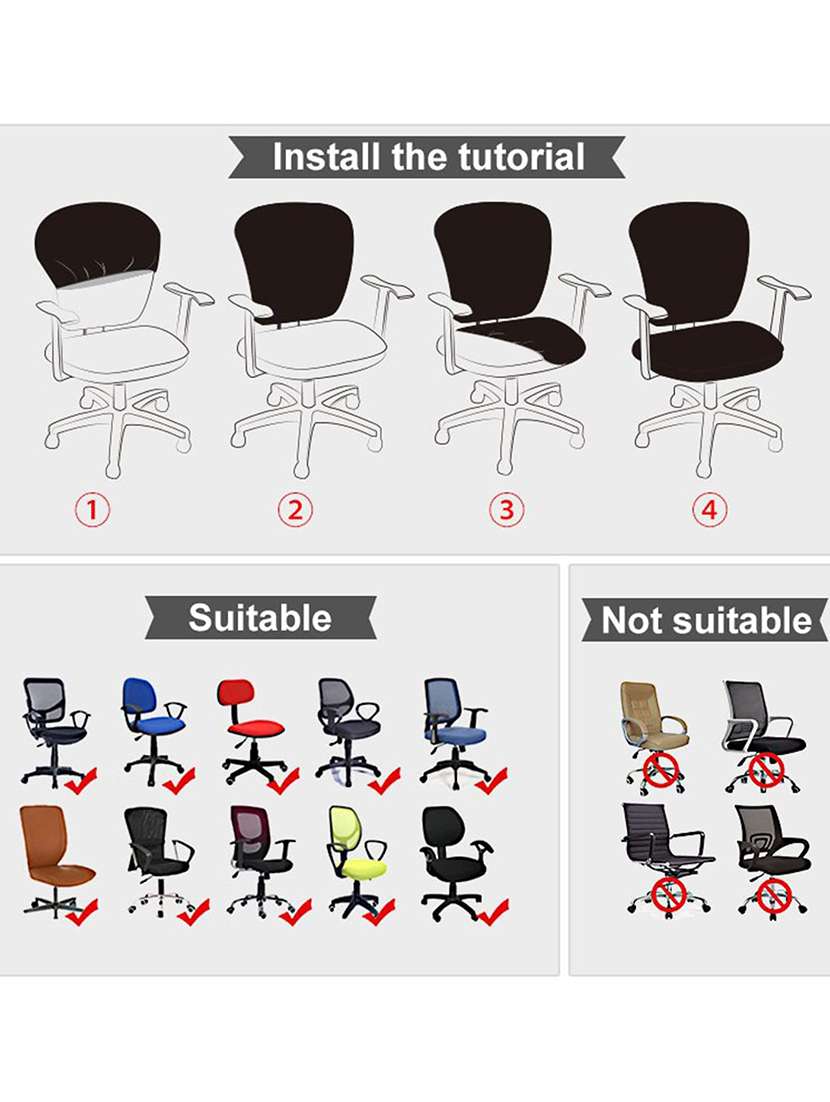 pack of 6 office chair cover - 18684410 -  Standard Image - 2