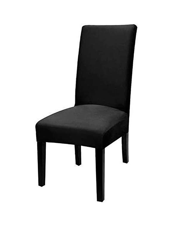 stretch removable washable short dining chair cover