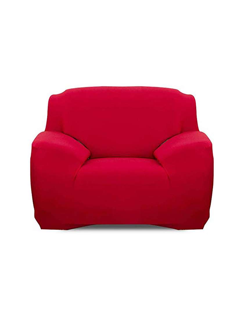 singlesofa cover red