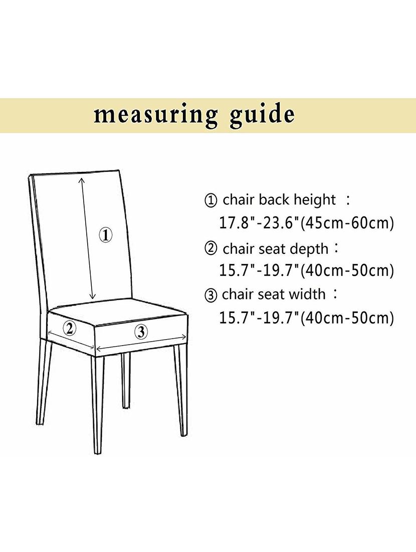elastic chair cover stretch removable washable short dining chair cover - 18684749 - Standard Image - 2
