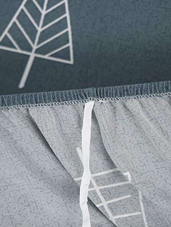 universal four seater sofa cover big elasticity cover for couch flexible stretch sofa slipcover - grey pine - 18685314 -  Standard Image - 2