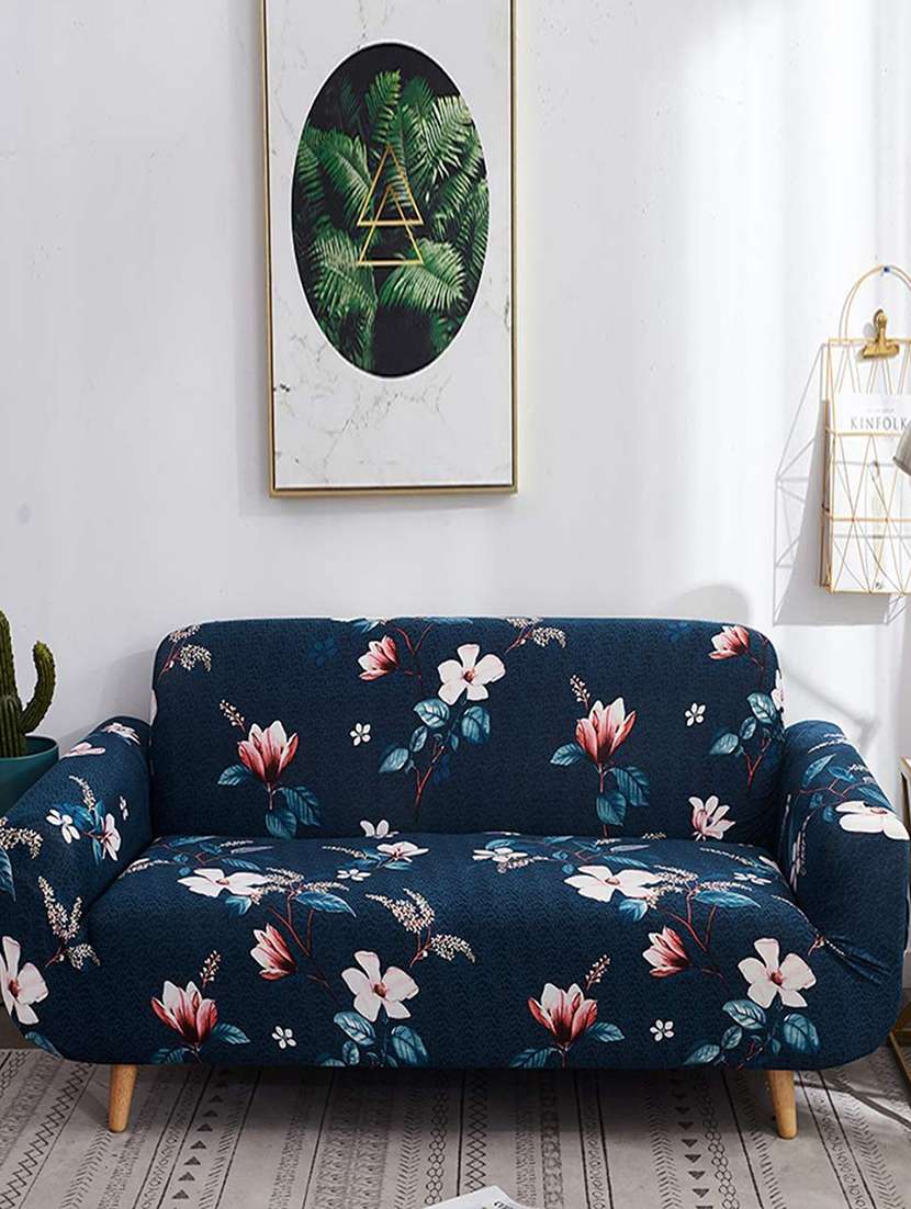 printed sofa cover