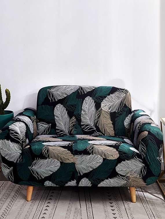 printed sofa cover