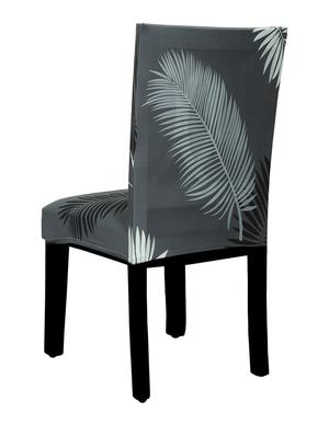 polyester elastic stretch removable washable short dining chair - pack of 6 - 18685745 - Standard Image - 2