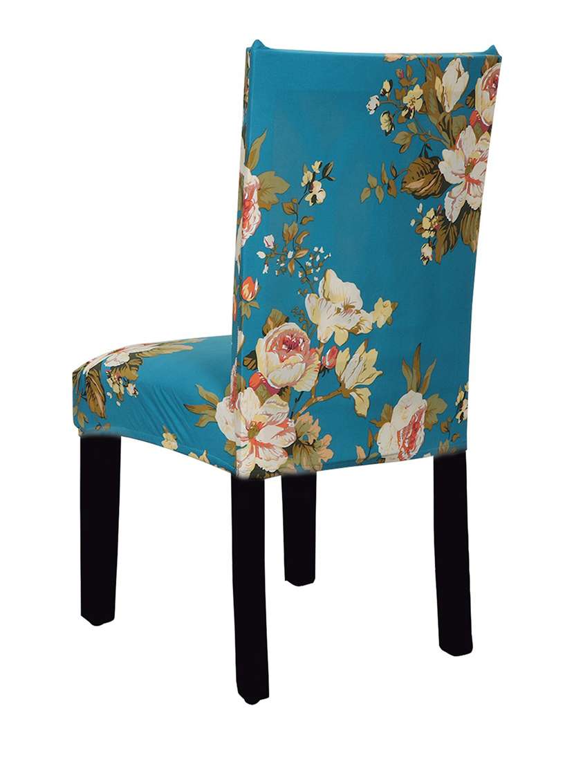 Elastic Chair Cover Stretch Removable Washable Short Dining Chair Cover Protector Seat Slipcover Pack Of 4 - 18685746 -  Standard Image - 2