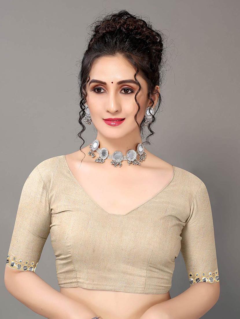 women's embellished saree with blouse - 18685840 - Standard Image - 2