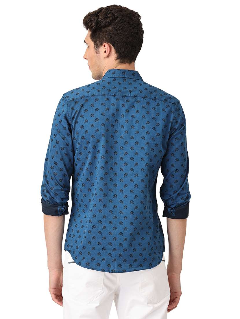 mens leaf print casual shirt - 18686942 -  Standard Image - 2