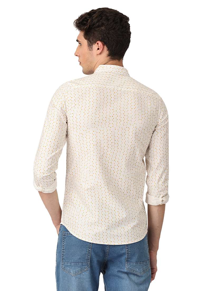 mens micro print casual shirt - 18686943 -  Standard Image - 2