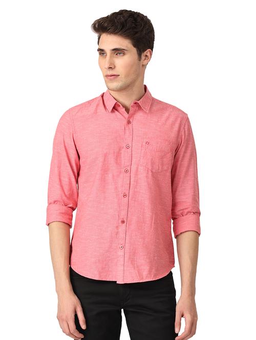 mens solid casual shirt - 18686949 - Standard Image - 0