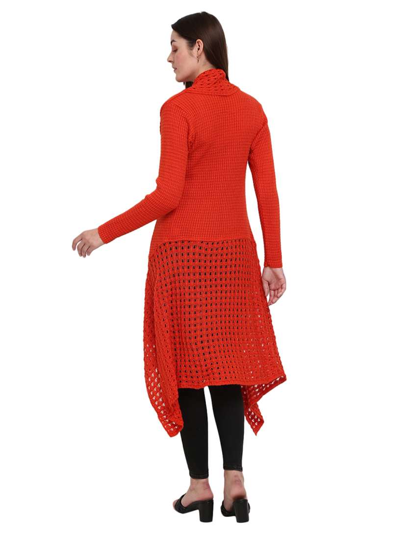 open front wool cardigan - 18687977 - Standard Image - 2