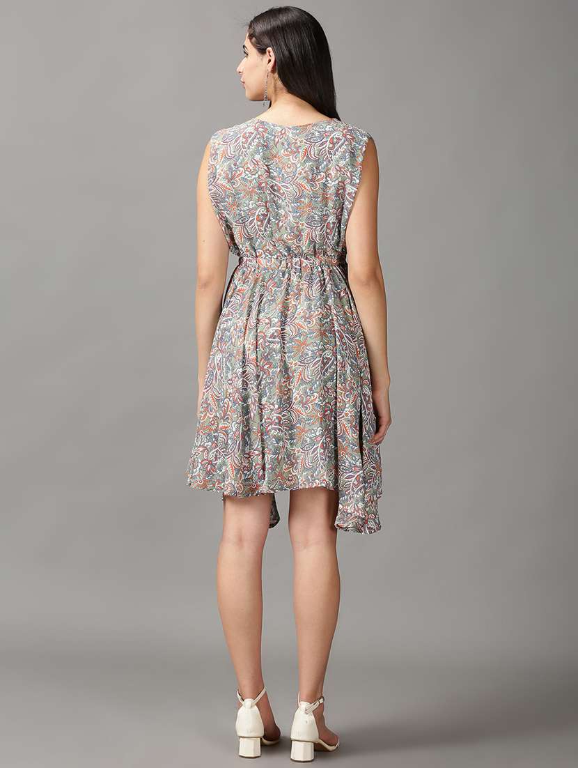 women's asymmetric paisley dress - 18688471 -  Standard Image - 2