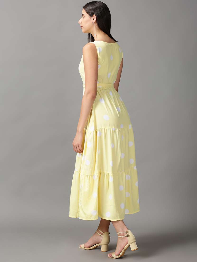 women's tiered dress polka dots dress - 18688475 -  Standard Image - 2