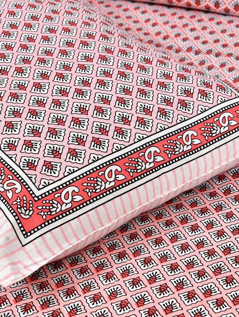uniqchoice printed double bed sheet with 2 pillow cover - 18688507 - Standard Image - 2