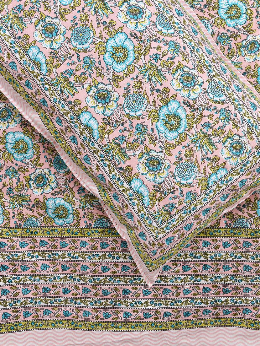 uniqchoice printed double bed sheet with 2 pillow cover - 18688525 - Standard Image - 2