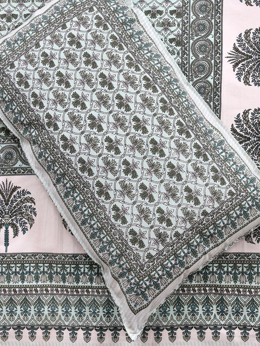 uniqchoice printed double bed sheet with 2 pillow cover - 18688527 - Standard Image - 2