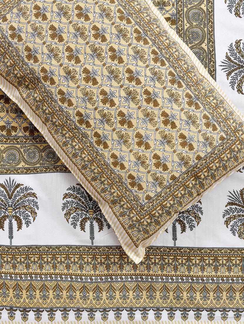 uniqchoice printed double bed sheet with 2 pillow cover - 18688529 - Standard Image - 2
