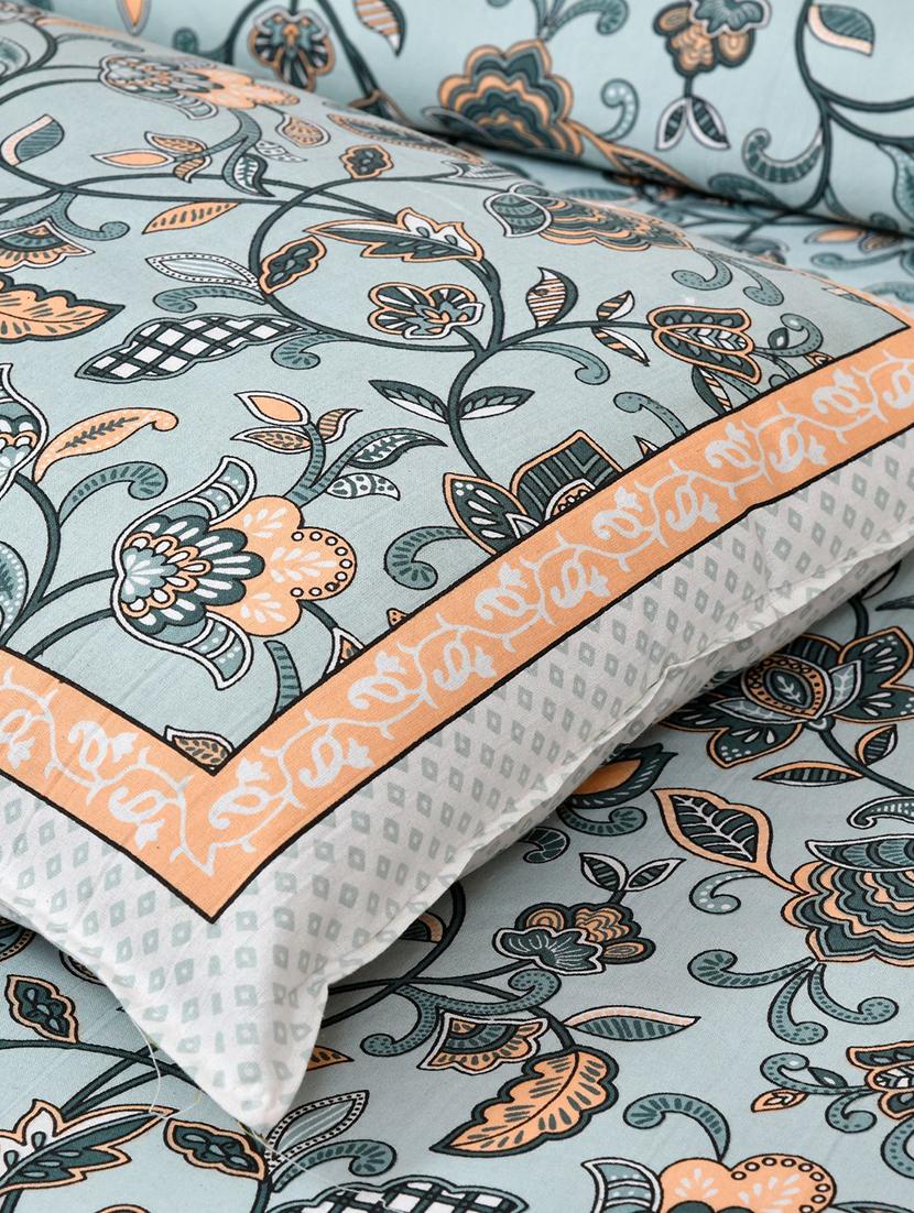 uniqchoice printed double bed sheet with 2 pillow cover - 18688545 - Standard Image - 2