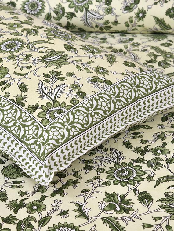 uniqchoice printed double bed sheet with 2 pillow cover - 18688600 - Standard Image - 2