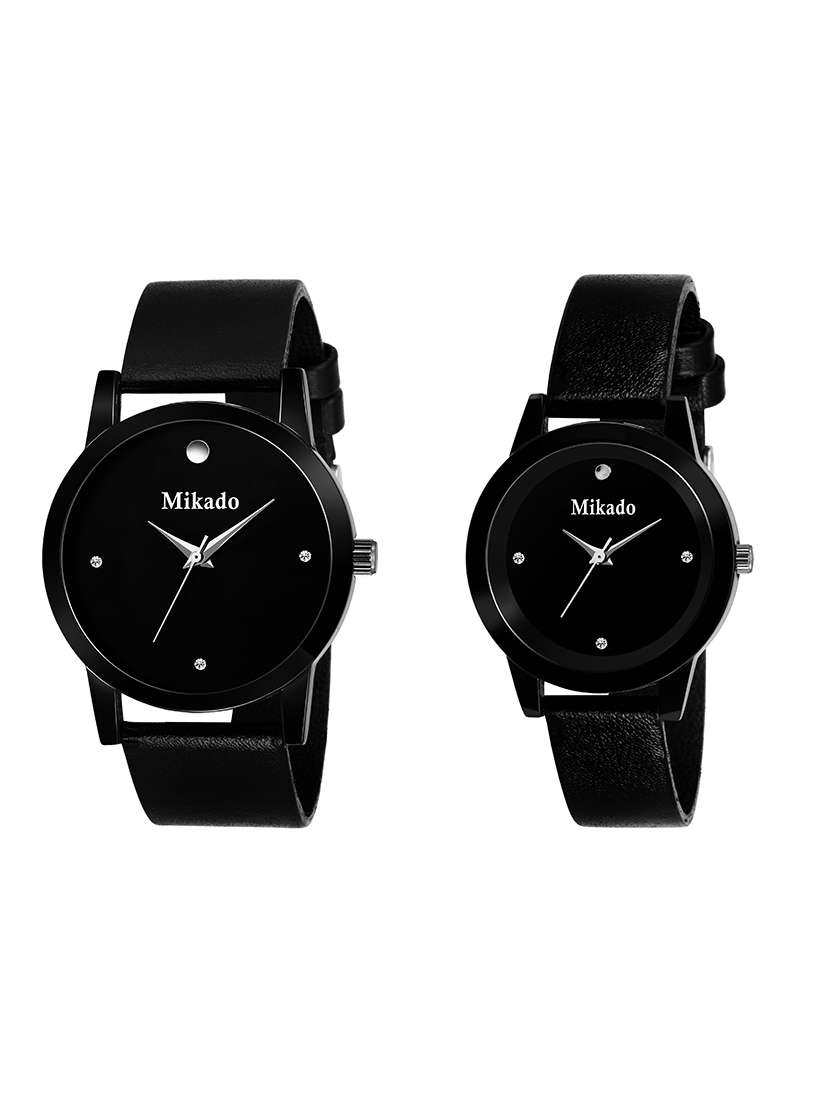 ultra stylish couple special desiged analog watch for men and women