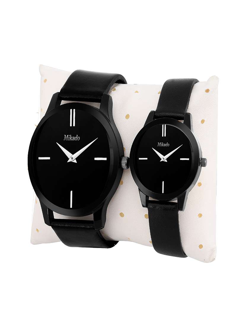 unite era casual analog couple watches for women and men