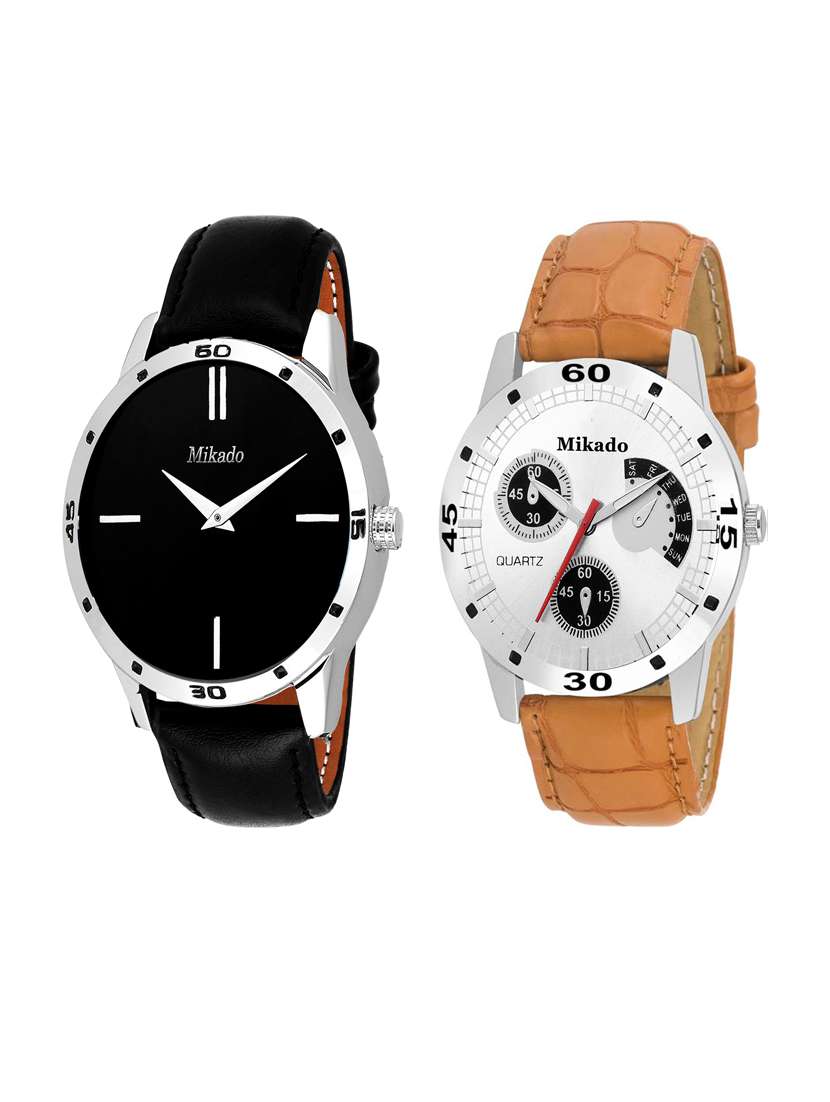 men's analog watch combo