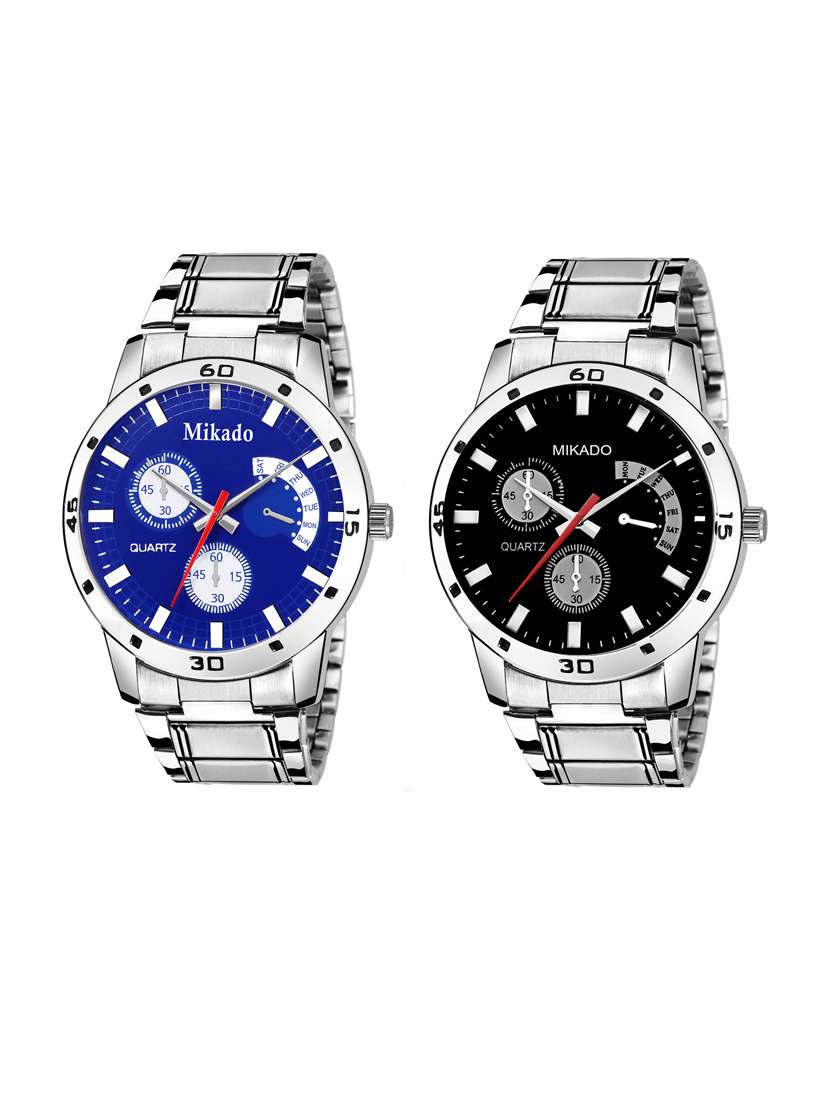 men's analog watch combo