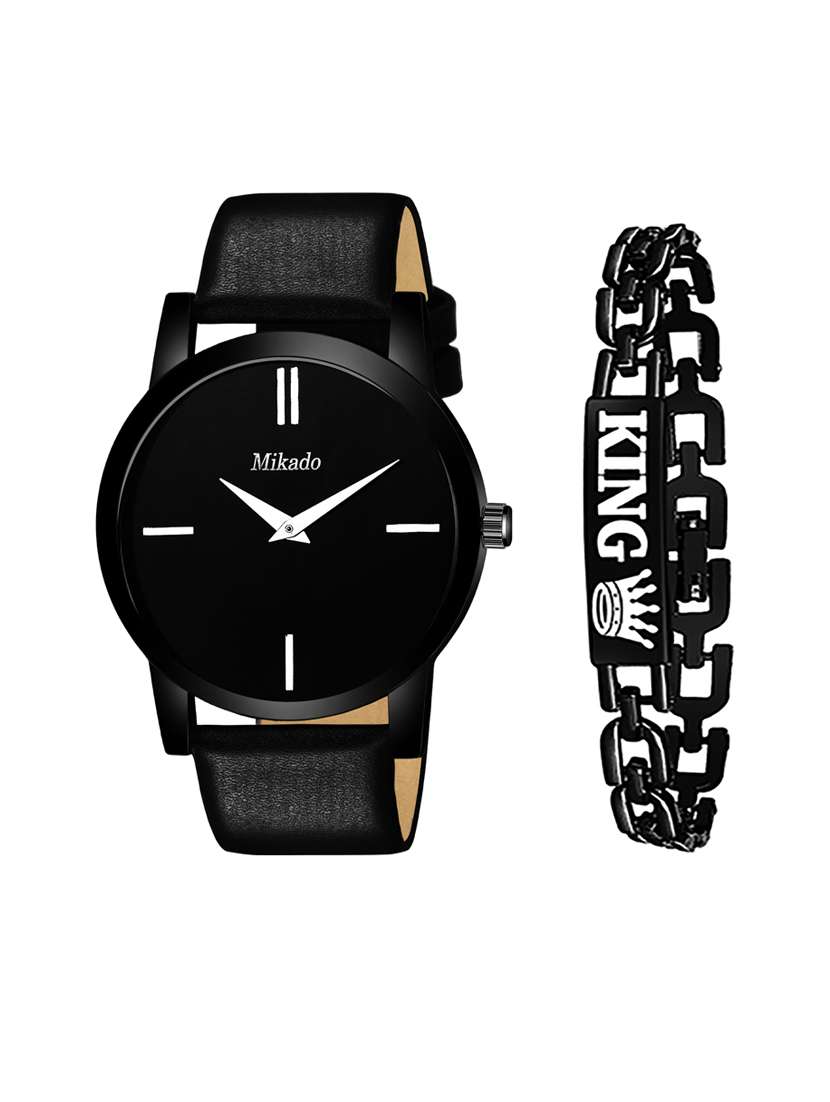 men's analog watch combo