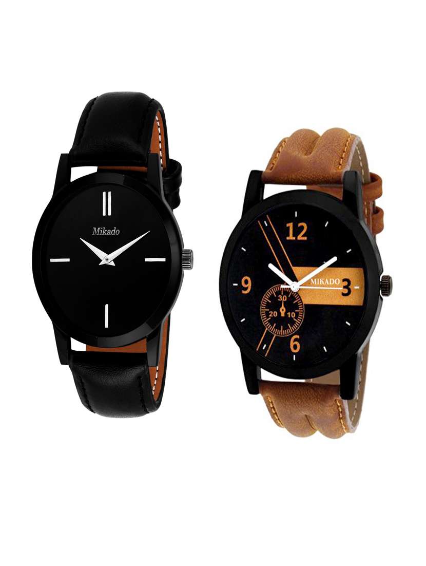 men's analog watch combo