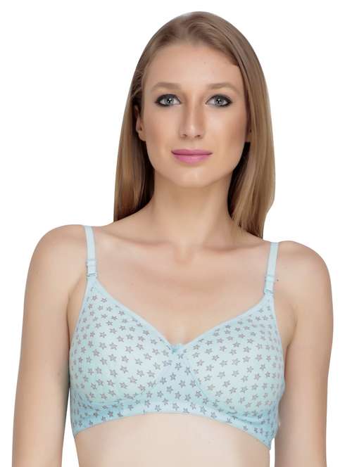 lightly padded printed t-shirt bra - 18691493 - Standard Image - 0