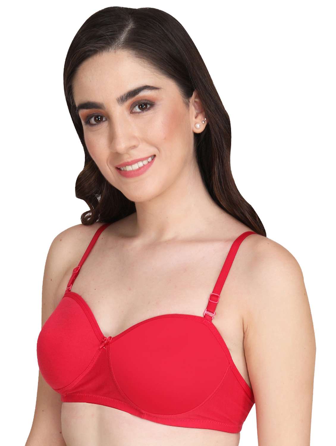pink solid t-shirt bra - 18691524 - Standard Image - 2