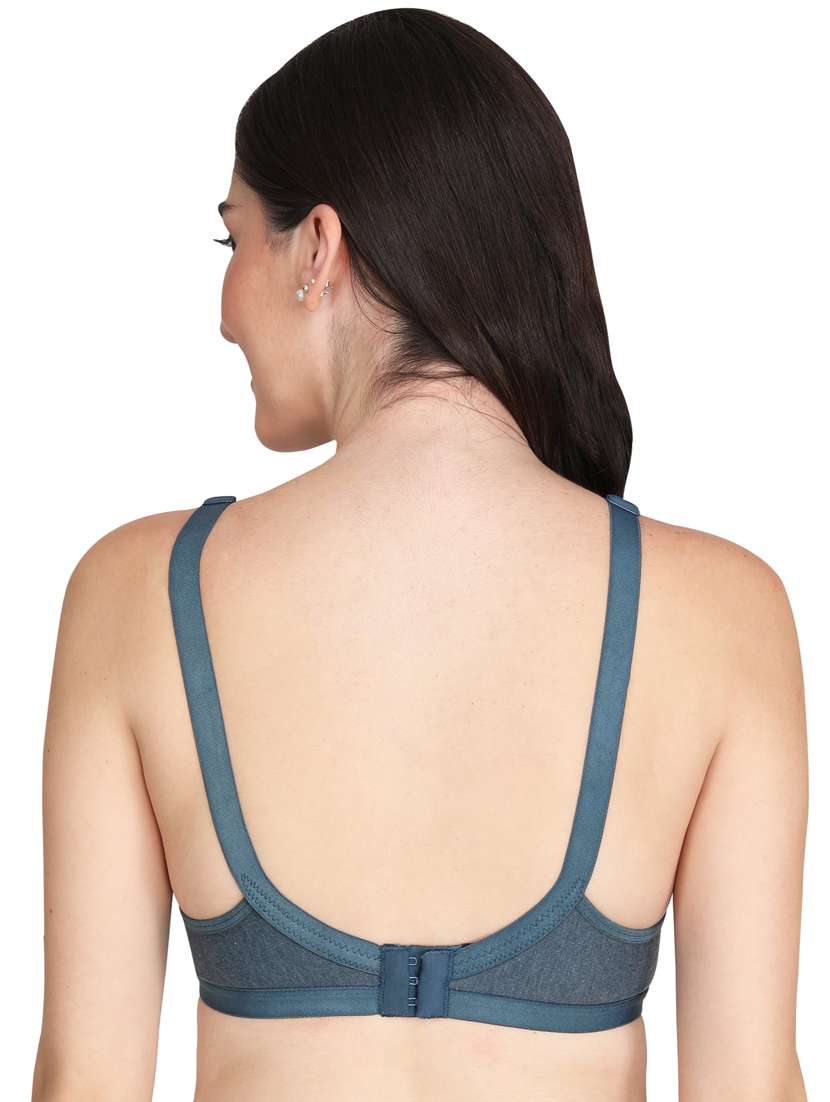 pack of 3 solid multi colored minimizer bra - 18691540 -  Standard Image - 2