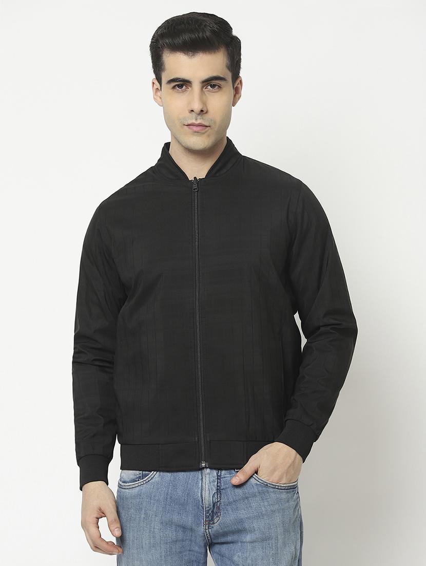 black polyester bomber jacket - 18692144 - Zoom Image - 0