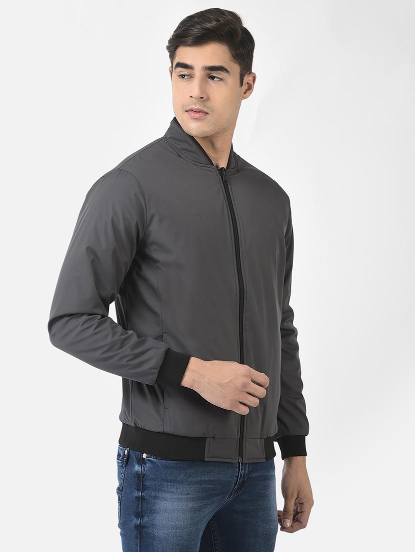 reversible zip up casual jacket - 18692154 - Standard Image - 2