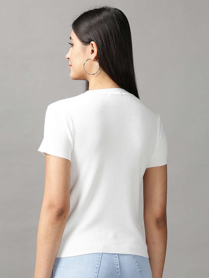 women's high-low round neck top - 18692216 -  Standard Image - 2