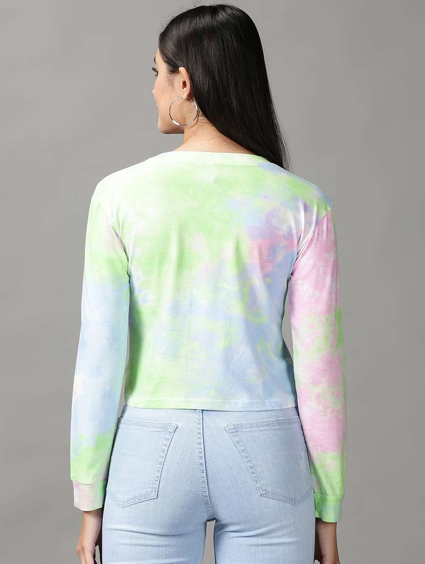 women's all over print crew neck t-shirt - 18692265 -  Standard Image - 2