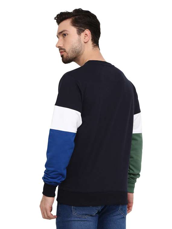 mens color block sweatshirt - 18692329 -  Standard Image - 2
