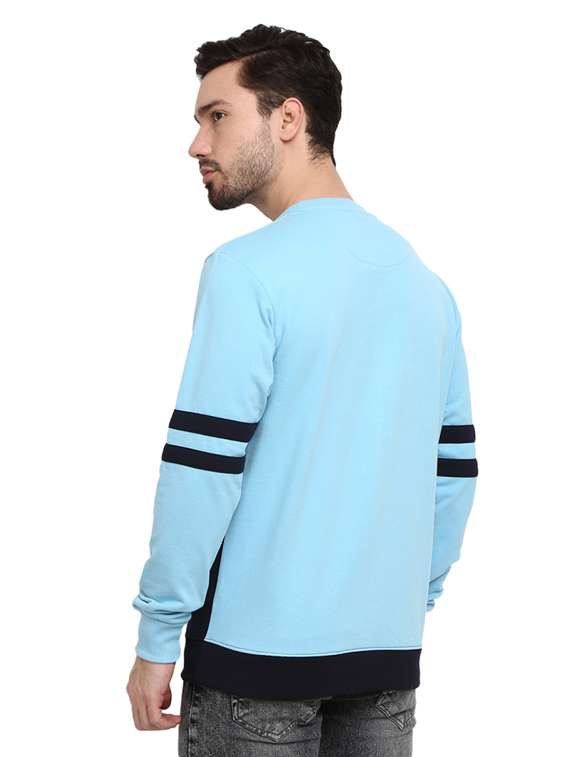 mens color block sweatshirt - 18692331 -  Standard Image - 2