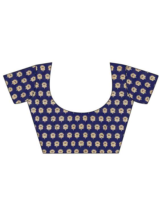 women's floral white colored saree with blouse - 18692805 -  Standard Image - 2