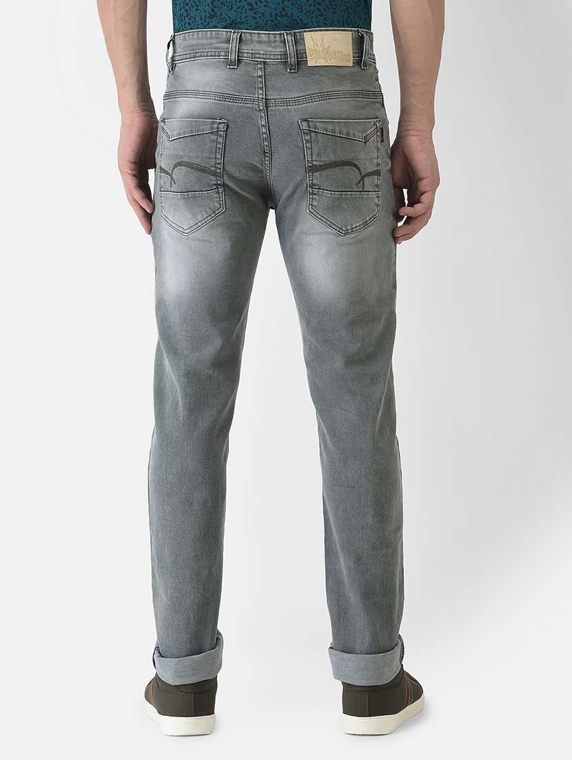mens slim fit plain jeans - 18696862 - Standard Image - 2