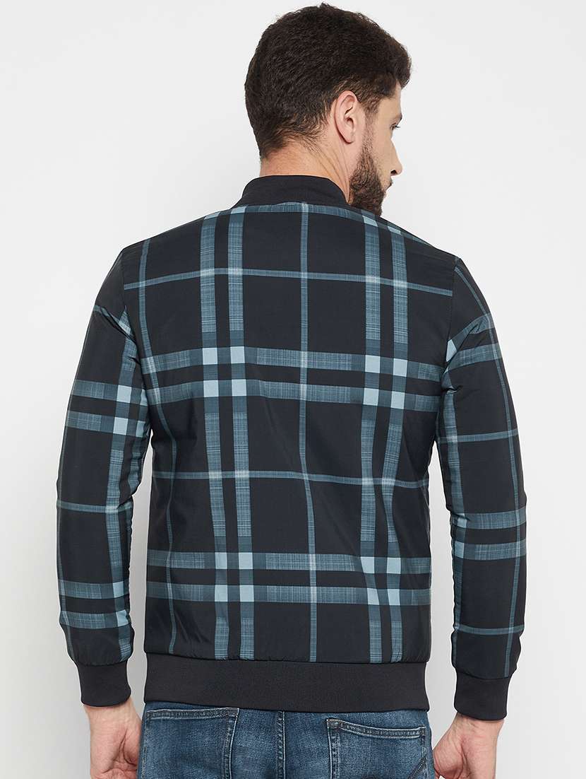 navy blue polyester bomber jacket - 18697695 -  Standard Image - 2