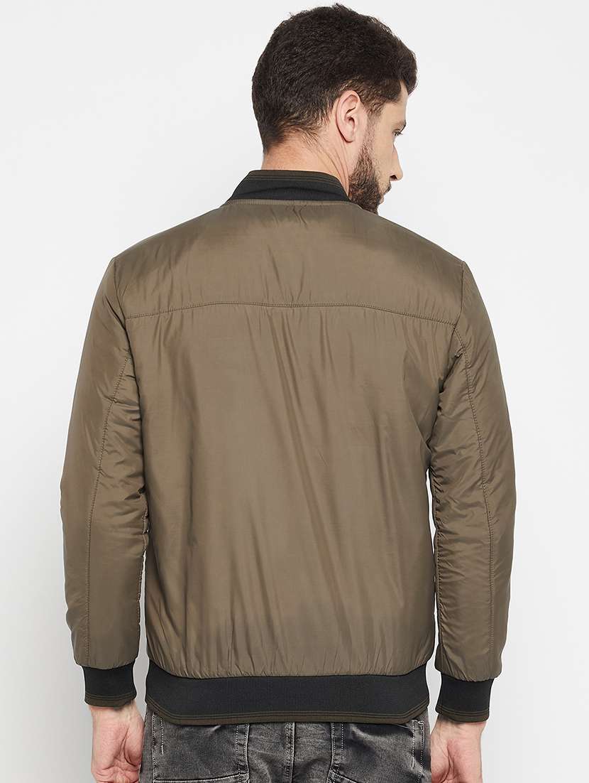 green polyester bomber jacket - 18697703 -  Standard Image - 2