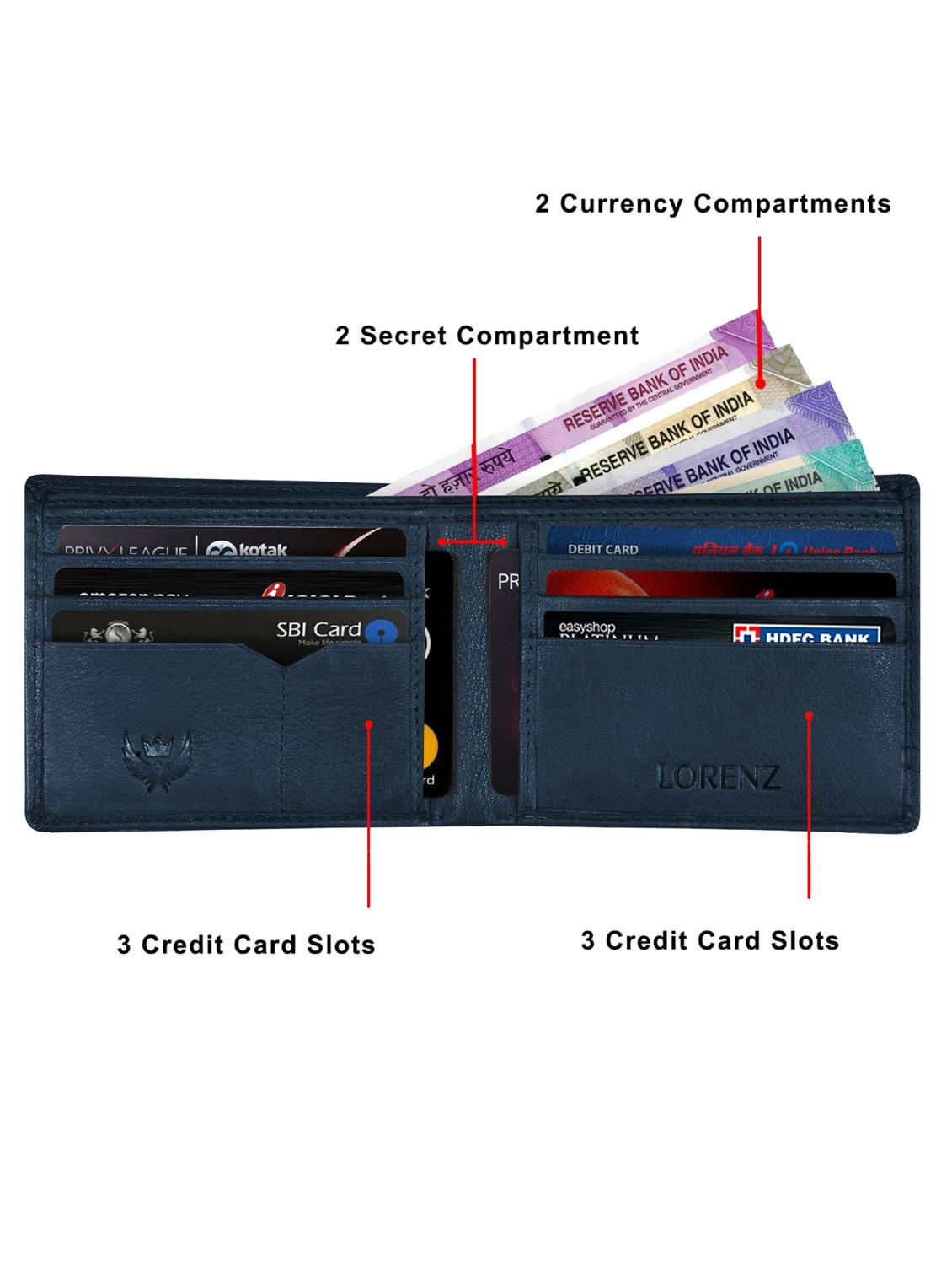 blue leather wallet - 18700280 - Standard Image - 2