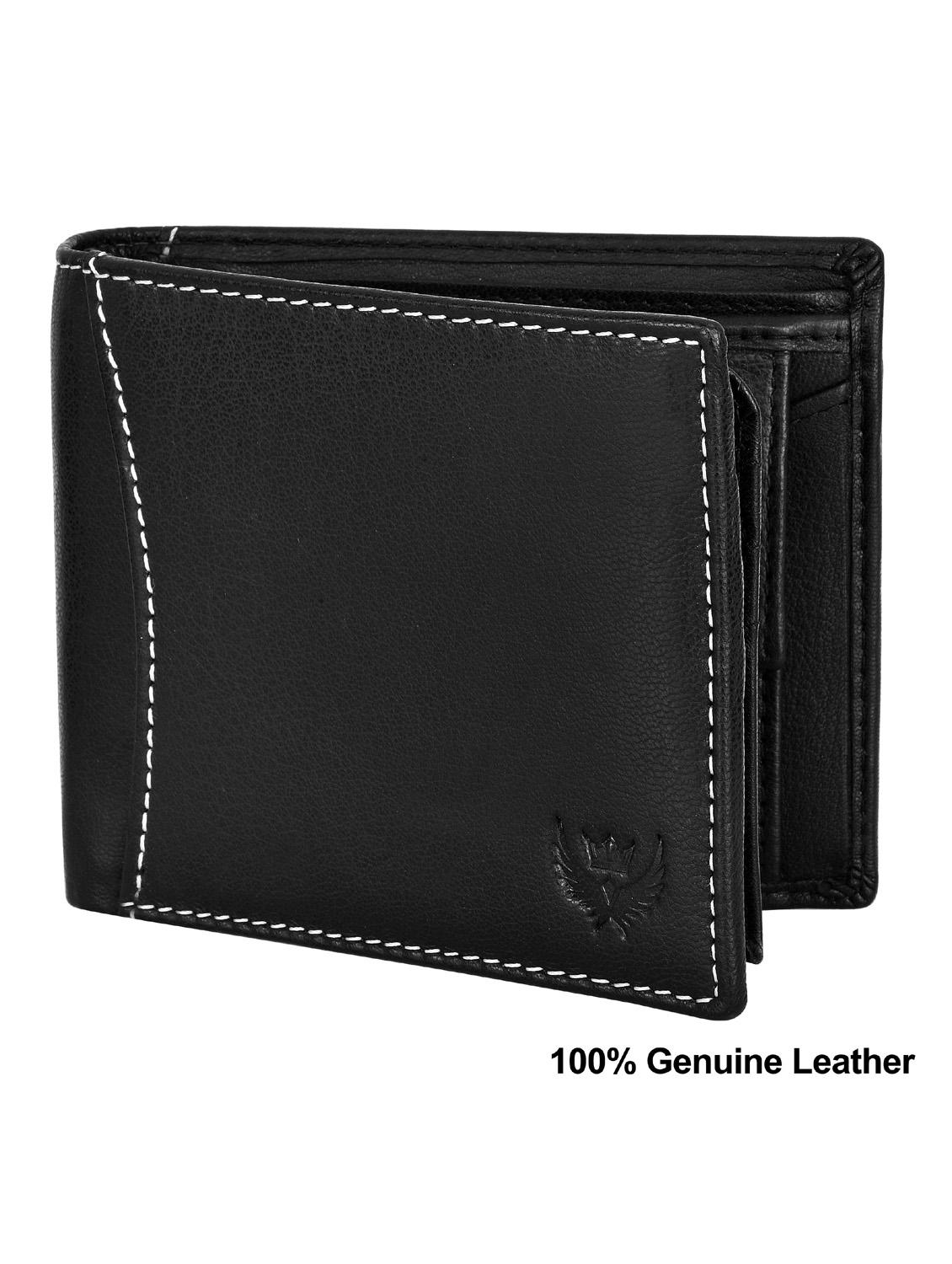 black leather wallet - 18700281 -  Zoom Image - 0