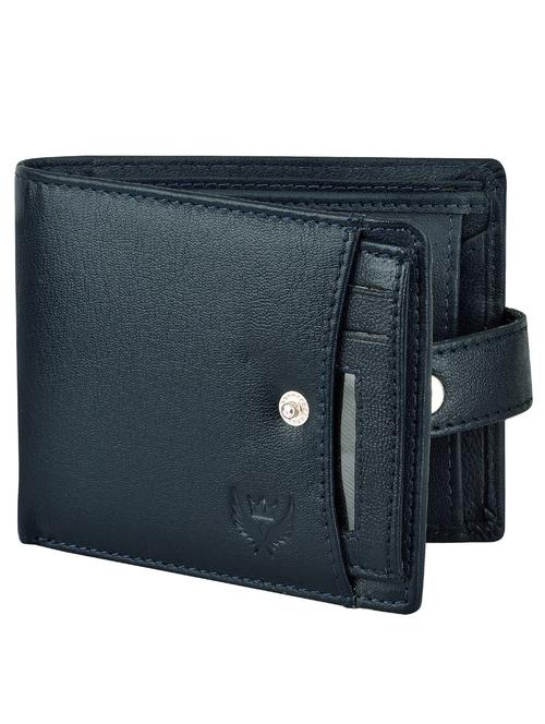 blue leather wallet - 18700288 -  Standard Image - 0