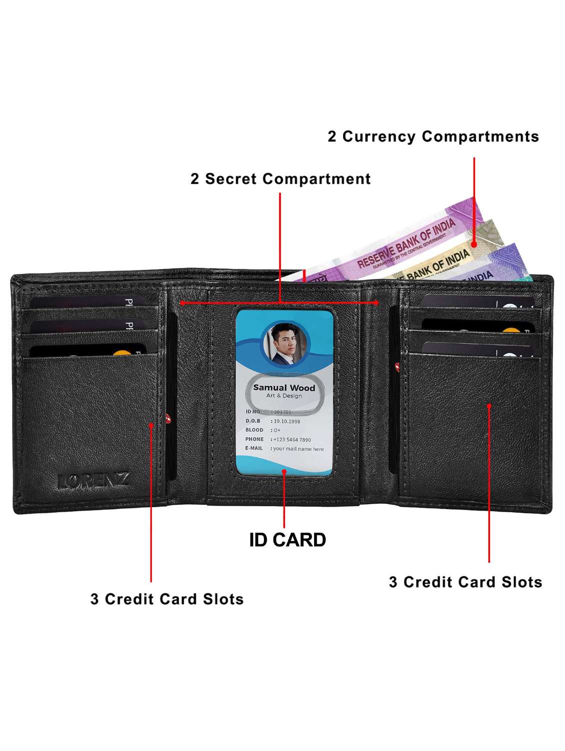 black leather wallet - 18700289 -  Standard Image - 2