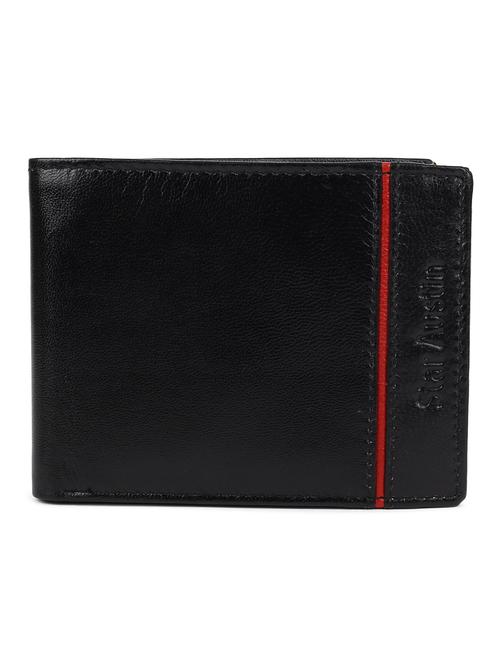 black leather wallet - 18700302 -  Standard Image - 0