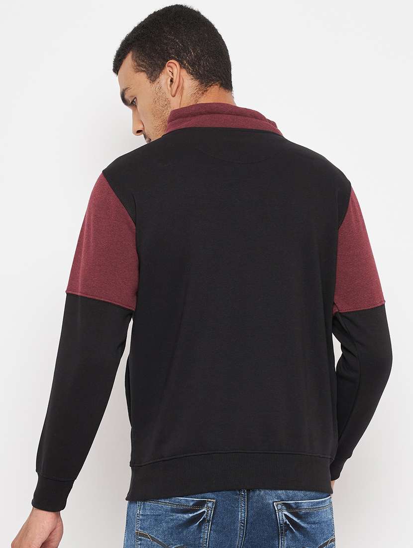 drawstring neck color blocked sweatshirt - 18701179 -  Standard Image - 2