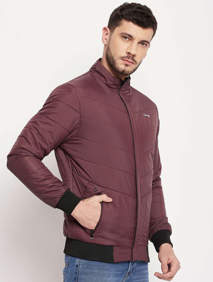 men solid long sleeve quilted jacket - 18701670 -  Standard Image - 2