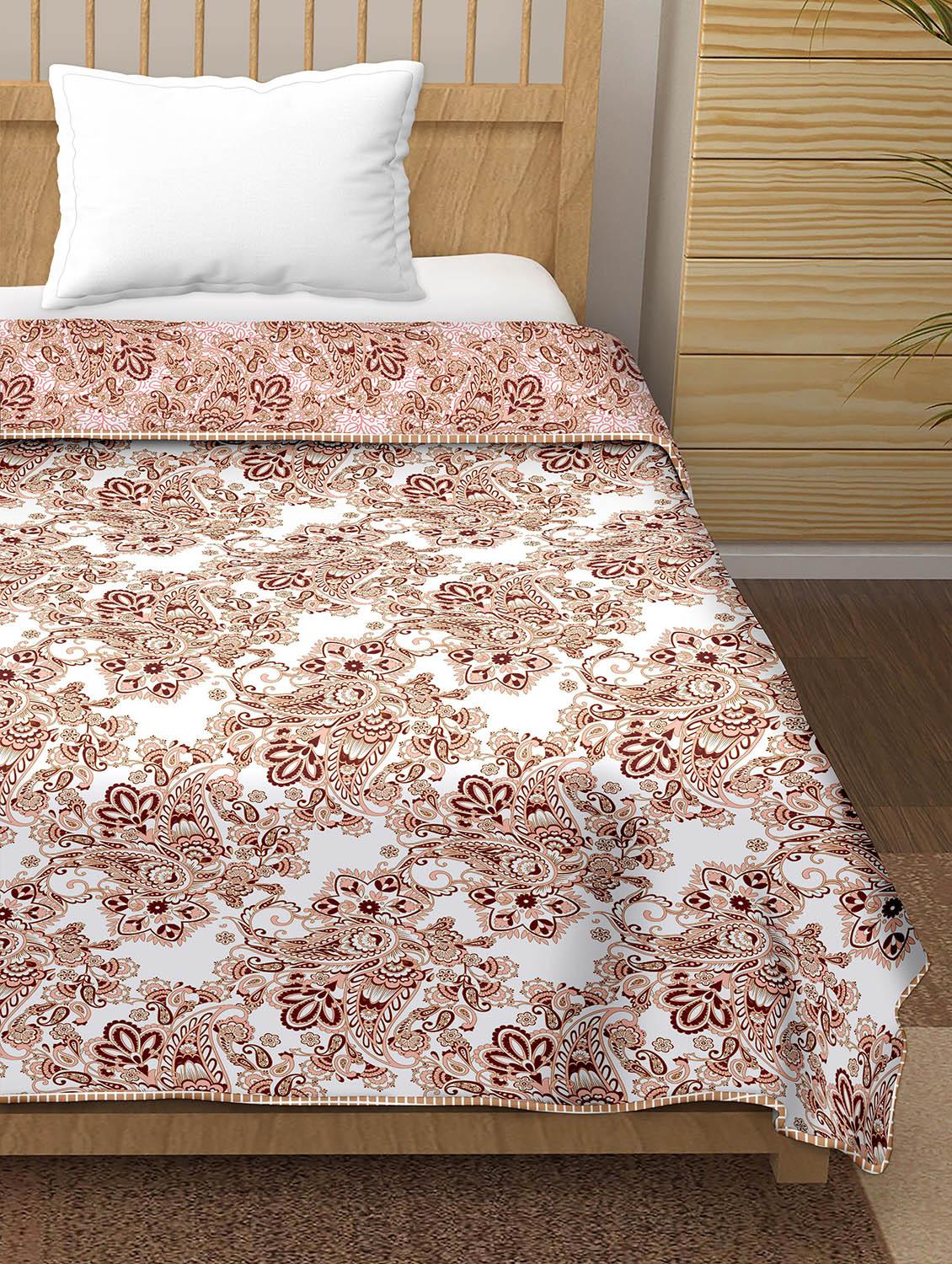 printed single bed dohar - 18701952 - Standard Image - 2