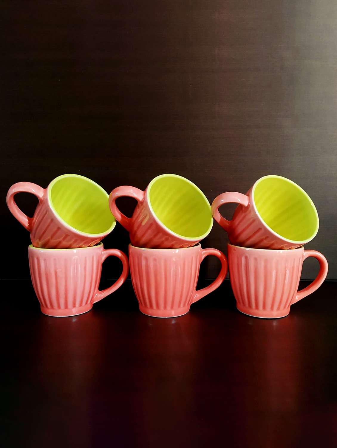 moody panda distinguished set of 6 cups | cupset | set of 6 cups | ceramic